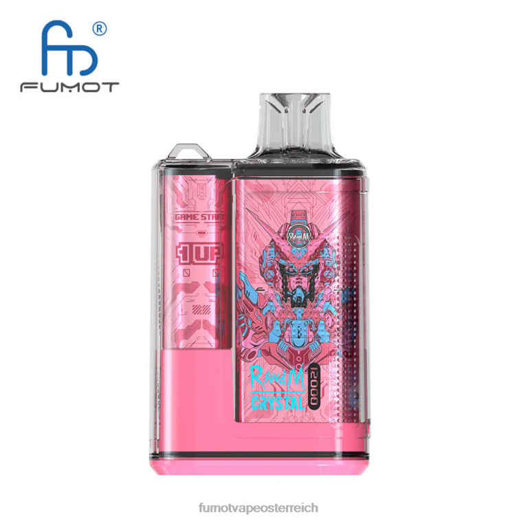 Fumot Crystal 12000 Einweg-Vape-Box – 20 ml (1 Stück) Beerenlimonade PRHVJ255 Fumot Vape Review