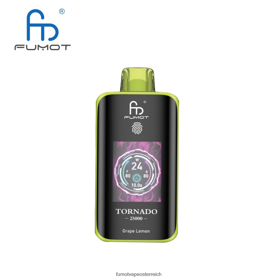 Fumot E Zigarette - Fumot Tornado 25000 Einweg-Vaporizer Traubenzitrone XVZF206