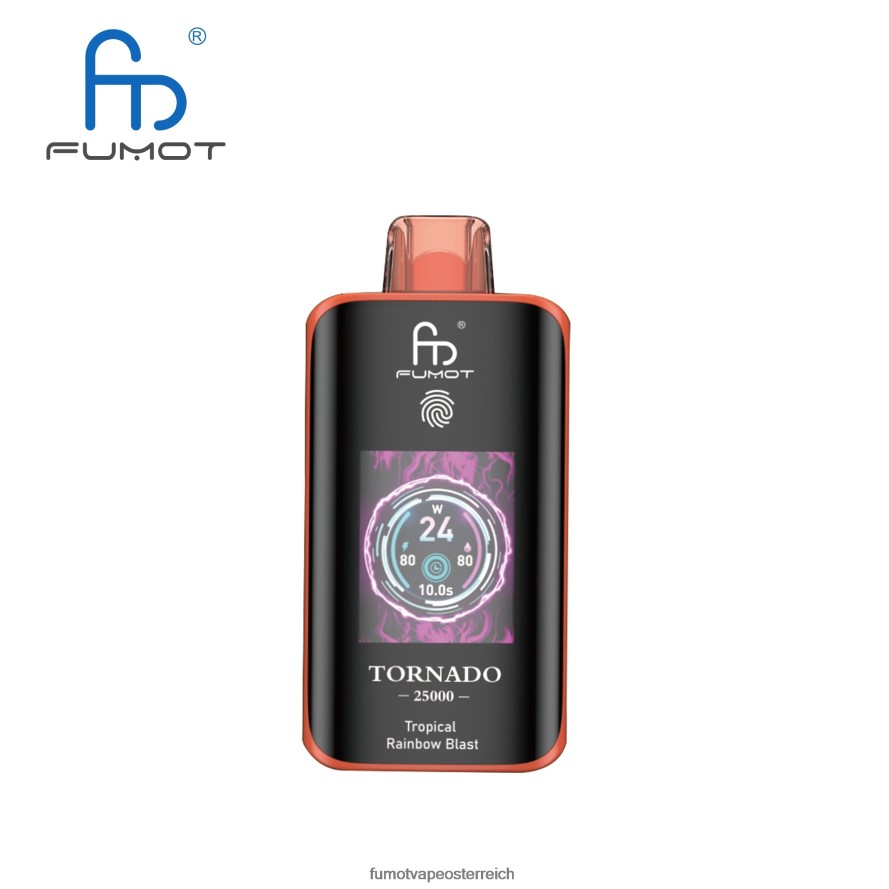 Fumot Vape Preis - Fumot Tornado 25000 Einweg-Vaporizer tropische Regenbogenexplosion XVZF2013