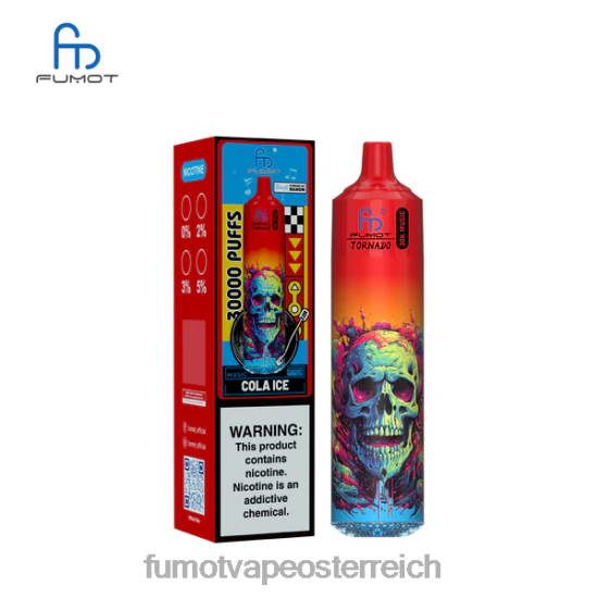Fumot Flavours - Fumot Tornado 30.000 Musik Cola-Eis DR42H9