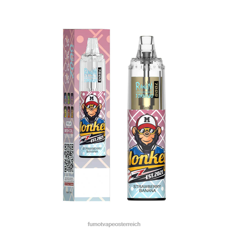 Fumot Tornado 14 ml 7000 Einweg-Vape-Pen (1 Stück) Bananeneis PRHVJ57 Fumot Vape Online Shop