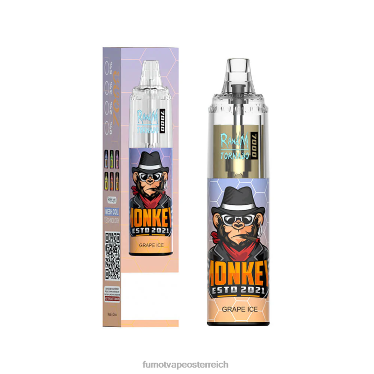Fumot Tornado 14 ml 7000 Einweg-Vape-Pen (1 Stück) Bingo-Schwarm PRHVJ59 Fumot Flavours