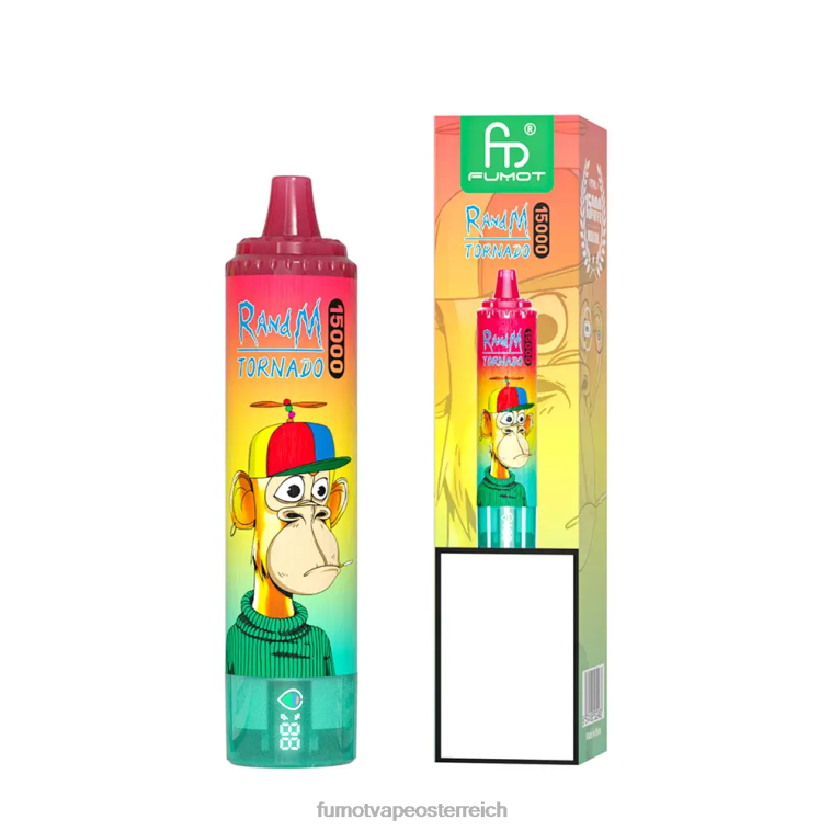 Fumot Tornado 15000 Einweg-Vaporizer 25 ml (1 Stück) Beerenlimonade PRHVJ160 Fumot Vape Sale