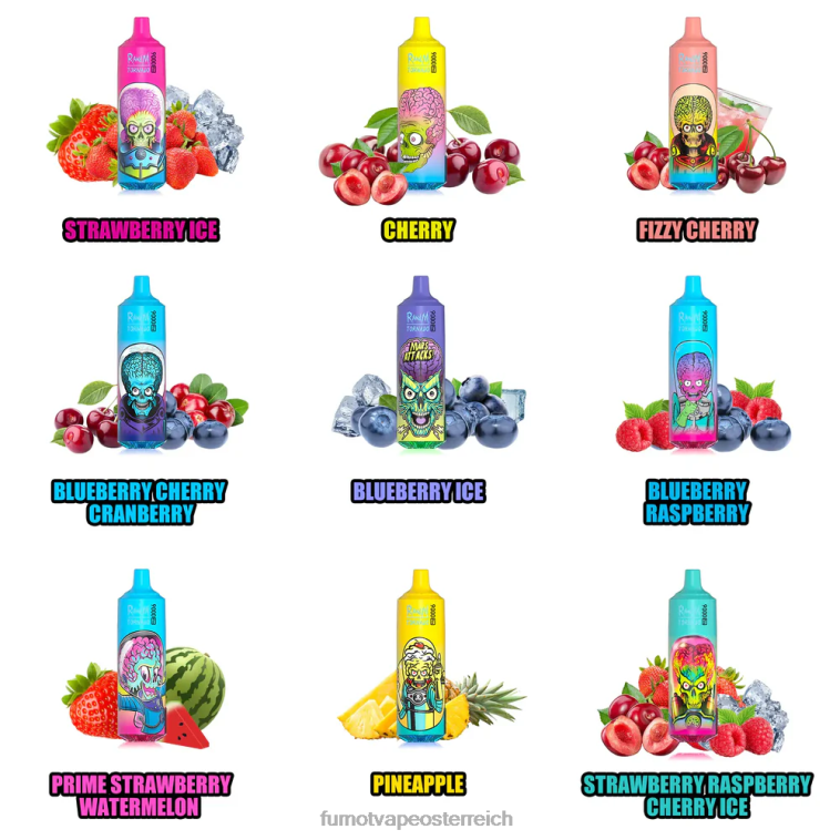 Fumot Tornado 9000 Pro Einweg-Vaporizer – 18 ml (1 Stück) Aloe-Traube PRHVJ199 Fumot Flavours