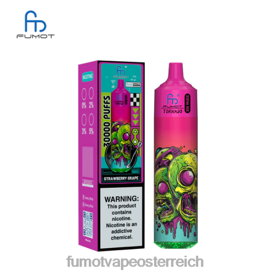 Fumot Vape Online Shop - Fumot Tornado 30.000 Musik Erdbeertraube DR42H27