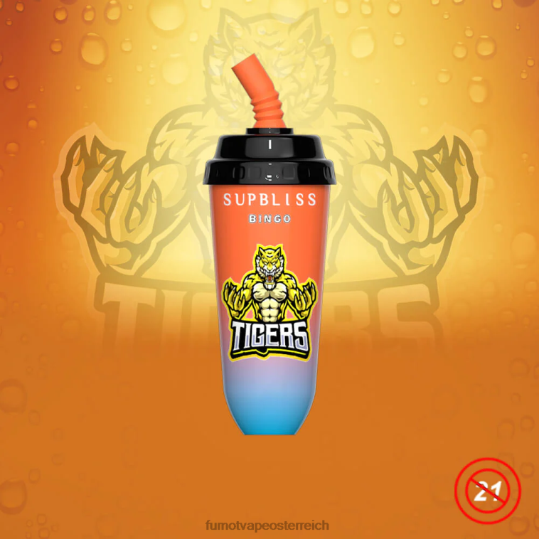 Fumot Supbliss Bingo 8000 Einweg-Vape-Pod-Gerät – 16 ml (1 Stück) blaue Razz-Kirsche PRHVJ394 Fumot Reviews