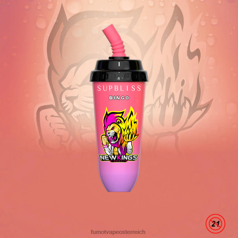 Fumot Supbliss Bingo 8000 Einweg-Vape-Pod-Gerät – 16 ml (1 Stück) blaue Razz-Kirsche PRHVJ394 Fumot Reviews